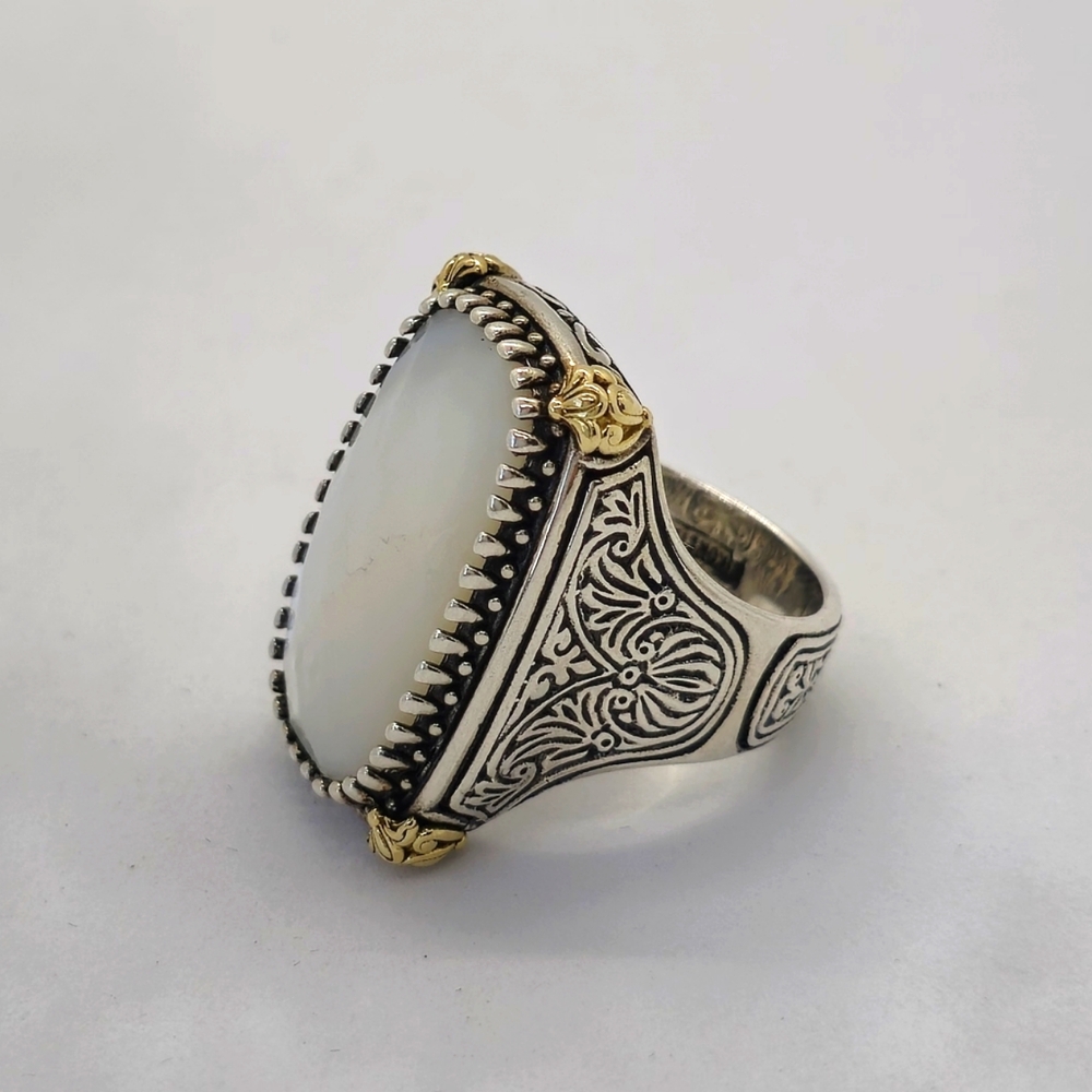 Konstantino Selene Rectangular Ring - image 1